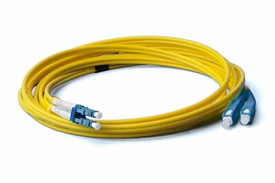 CONBIC  7m Lichtwellenleiter LC SC Patchkabel Duplex OS2 Singlemode Glasfaser