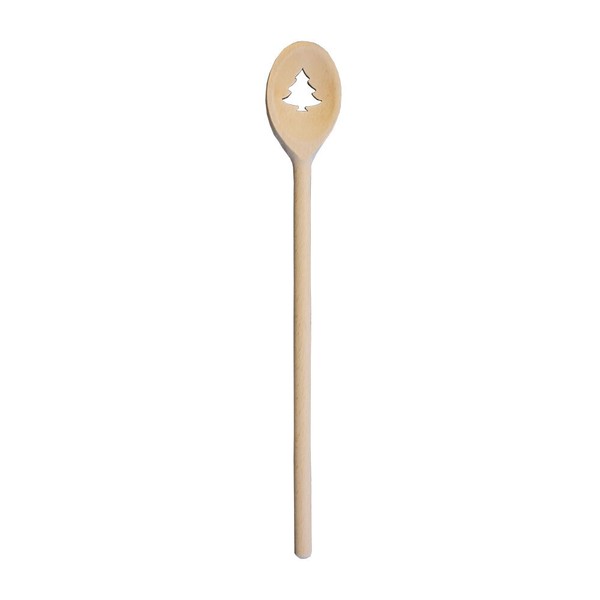 Metaltex 570318000 KochlöFfel Oval 30 Cm Aus Buchenholz, Motiv Tannenbaum / B...-image