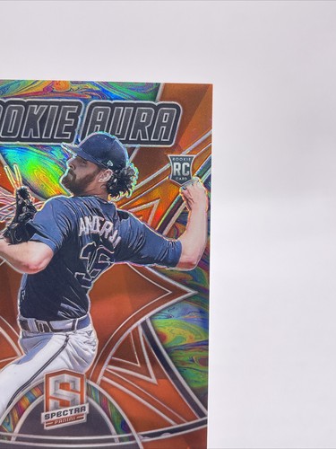 2021 Spectra Rookie Aura Orange Neon Ian Anderson RC /20 #RA-11 - Picture 2 of 11