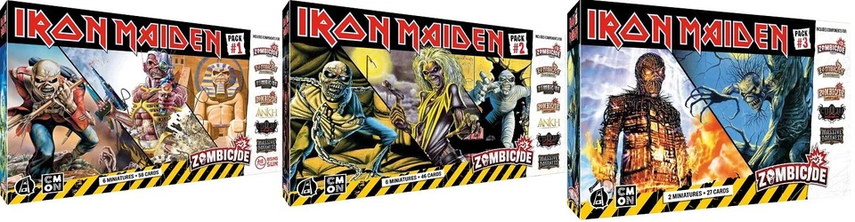 CMON ZOMBICIDE : IRON MAIDEN - Pack 1,2 et 3 VF