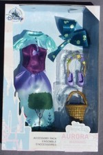 AURORE princesse sleeping DISNEY accessoire poupée classique robe chaussure PACK
