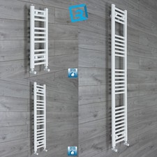 White Central Heating Heated Towel Rail Radiator 200mm Ladder Bathroom Warmer UK