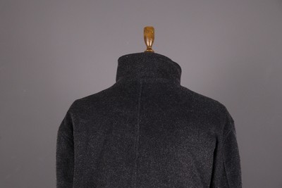 YVES SAINT LAURENT Black Wool Full Zip Overcoat Size 54 | eBay