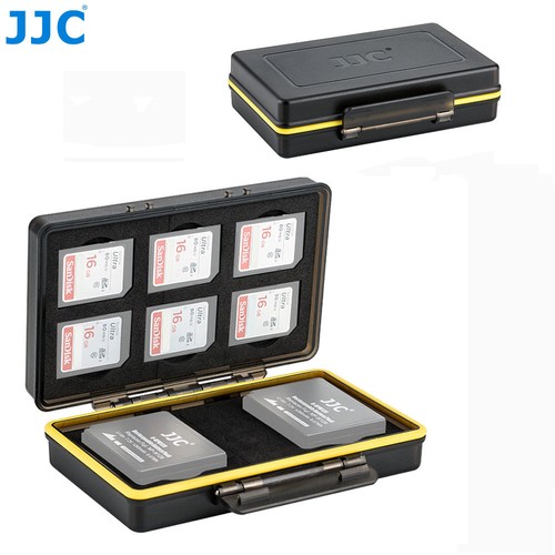 2 Camera Battery + 6 SD Memory Card Case Holder Storage Box Organizer - Picture 1 of 9