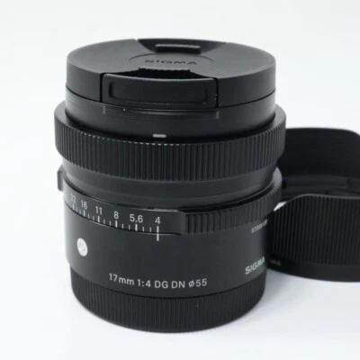 Fast Neu Sigma Dg Dn 17mm F/4 Moderne Objektiv für sony E-Mount Mij #20124 - Bild 1 von 4