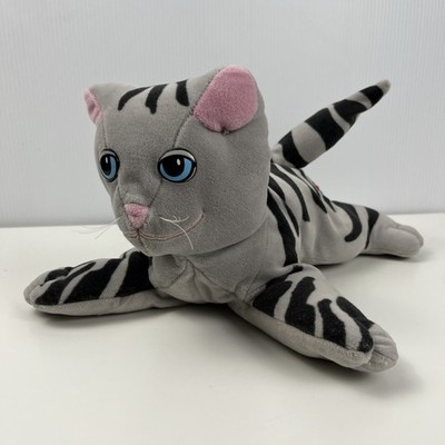 Vintage 1985 Pound Purries Gray Cat Plush Stuffed Animal Tonka 14''