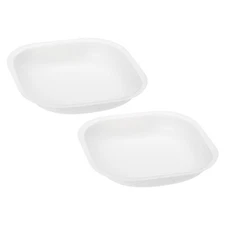 5pcs Rhombus-Shaped Weigh Boats, 100mL Large Disposable Powder Dispenser, White