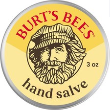 Burt's Bees 100 Natural Beeswax Hand Salve, 3 Oz - Moisturizing Nourishing