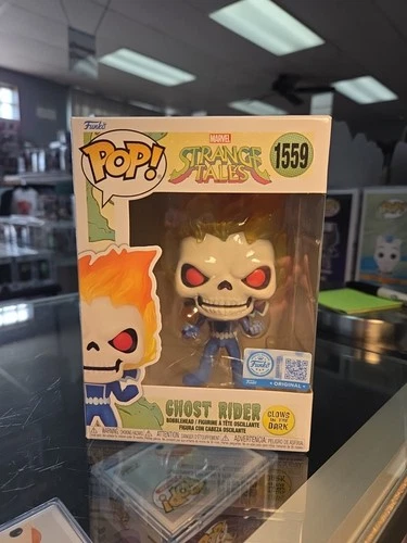 Funko Pop! Vinyl: Marvel - Ghost Rider (Glow) Exclusive #1559 Ships W/ Protector