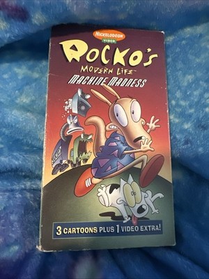 Rocko's Modern Life - Machine Madness VHS 1997 Nickelodeon