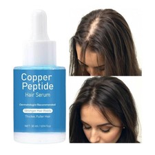 Copper Peptide Hair Care Serum 30ml, For Fuller  Looking Thicker Hair Appearance