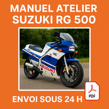 Manuel Atelier Suzuki 500 RG 1980 Revue Technique Moto Français RMT CD PDF