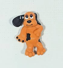 TONKA VTG 1984 POUND PUPPIES LYING DOWN POSEUR PUPPY DOG PVC FIGURINE PPI / LGT