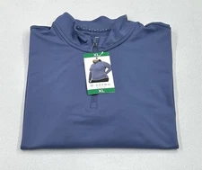 Soybu Women’s Long Sleeve 1/4 Zip Active Top, Blue, Size XL