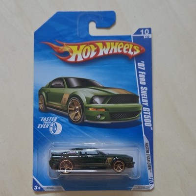 Hot Wheels Faster Than Ever '07 Ford Shelby GT500 1:64 Diecast Green Unopened