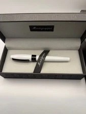 NEW! BALLPOINT PEN MONTEGRAPPA FORTUNA WHITE/RUTELIO
