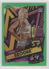 2021 Topps Chrome WWE Slam Attax Green Refractor 17/50 Dana Brooke #28 0t6p