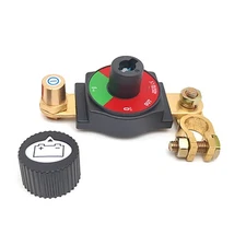 Top Post Battery Disconnect Switch 12-48V Manual On/Off Isolator RV Boat Car