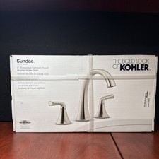 Kohler Sundae R28797-4D-BN Widespread 2-Handles Bath Faucet - B. Nickel 9738 