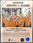 TSR 9019 - AD&D Descent Into the Depths of the Earth D1 - NEW IN SHRINK! RARE!