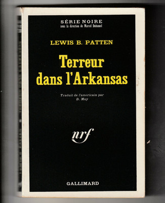 Terror in Arkansas Lewis B. Patten Black Series # 1354 EO 1970 Polar Western