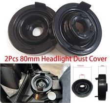 2pcs 80mm Car Headlight Led Bulb Headlamp Dust Cover Waterproof Cap Housing Seal