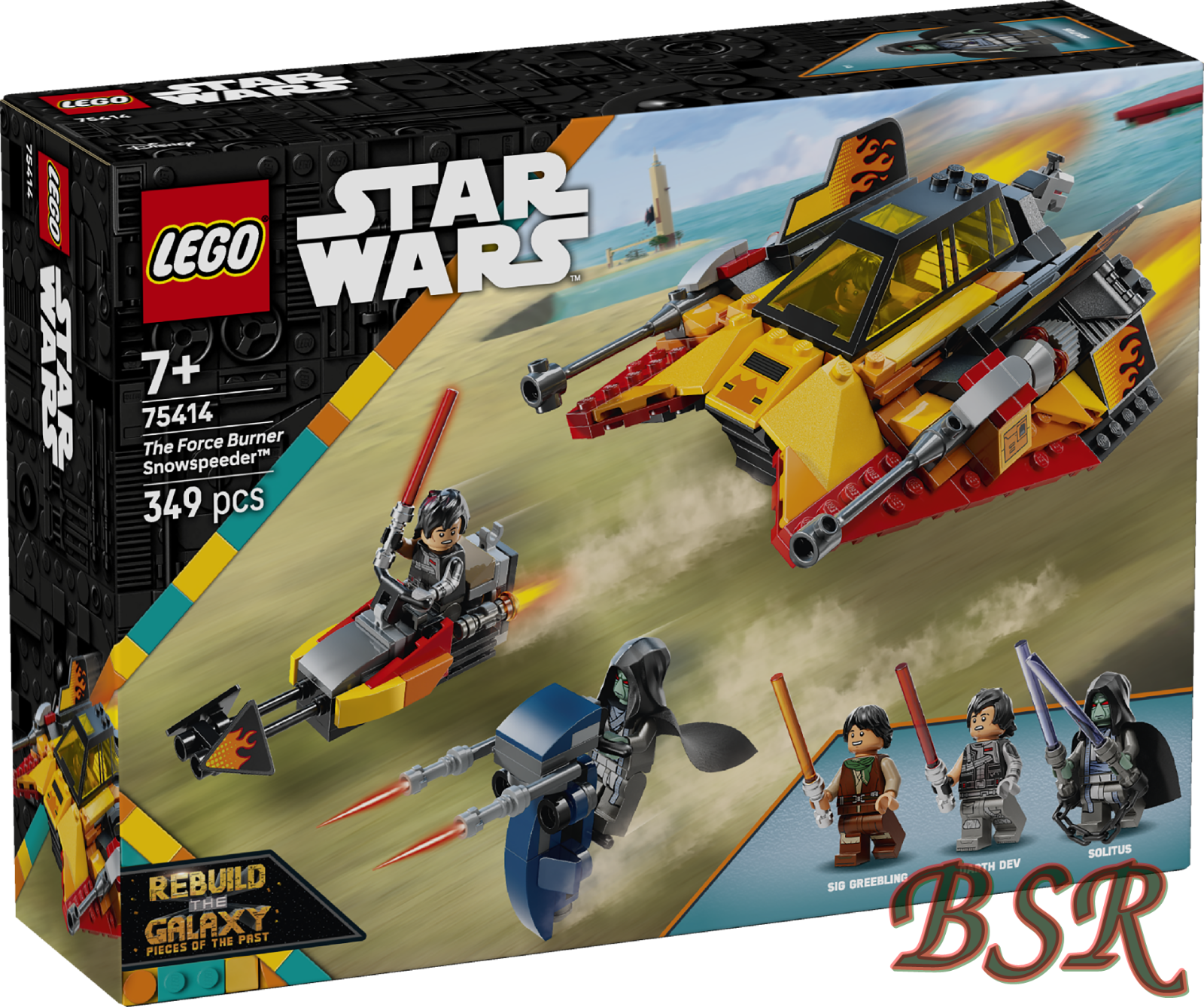 Lego Unisex Star Wars Rebuild The Galaxy The Force Burner Snowspeeder Bauspielzeug 75414 - Bild 3
