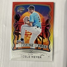 2025 Panini Prospect Edition #24 - Noble Meyer - Prepping For The Pros - Miami