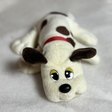 Pound Puppies Newborn Brown  White Dog Plush 2019 Hasbro Basic Fun 8  BIN 99