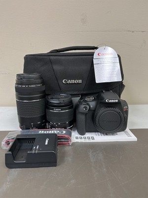 Canon EOS Rebel T7 Csmer and Lens Set