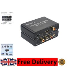 Versatile HDMI ARC Audio Extractor with 192KHz DAC for Home Theater Systems