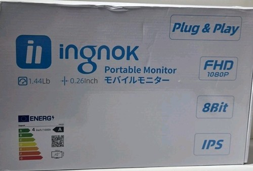 Ingnok 15.6'' FHD IPS Portable Monitor With Bracket - 第 2/5 張圖片