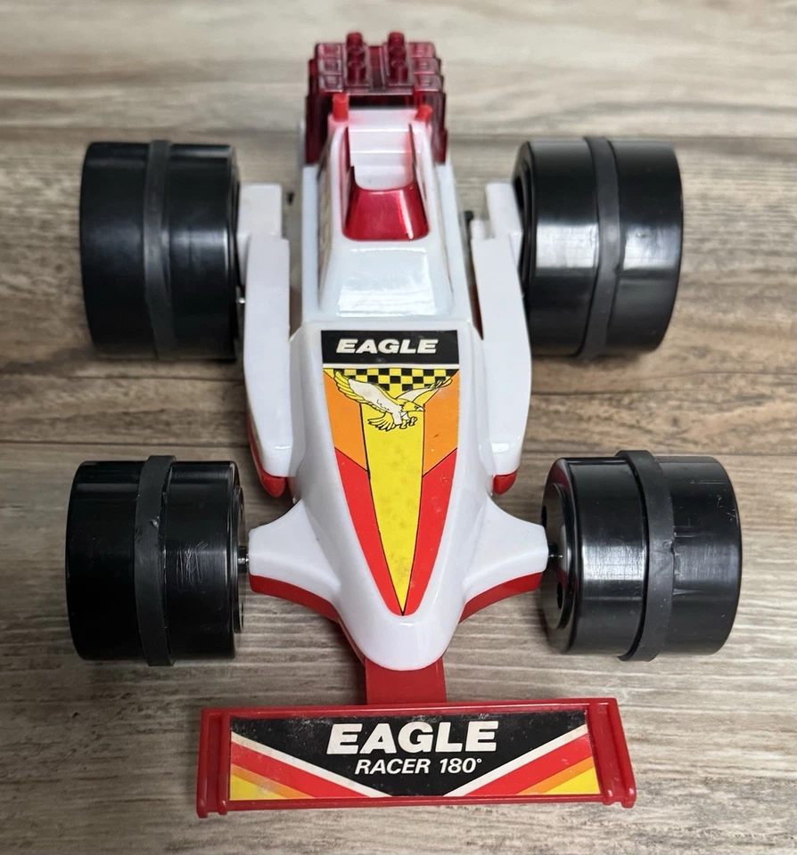 VTG! 1980’s F1 Eagle Racer 180 Degree Red/White Car 🌟 YouTube VIDEO WORKING! - Image 4 of 4
