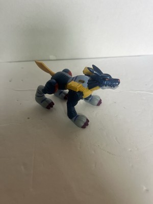 1999 Bandai Digimon MetalGarurumon Action Feature Figure Missing top wings