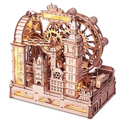 ROKR 3D-Holz-Puzzle Kugelbahn ''Marble Travel London''