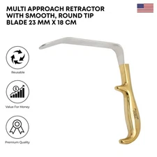 Multi Approach Retractor 23 mm x 18 cm Surgical Plastic Surgery Instrument