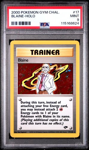 Blaine (Unlimited) graded PSA 9 for sale on eBay