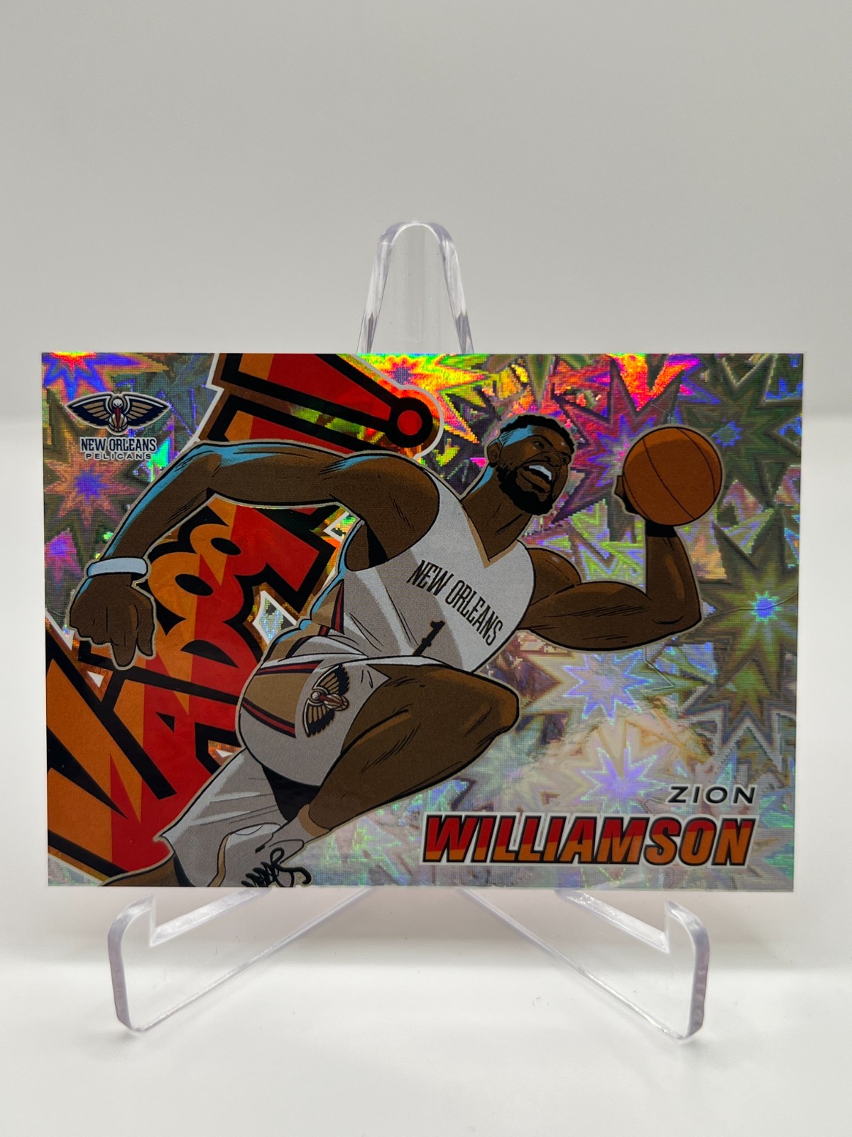 2024-25 PANINI REVOLUTION ZION WILLIAMSON KABOOM! NO. 2 NEW ORLEANS PELICANS
