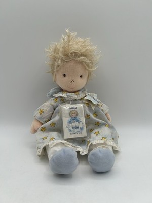 TY Angeline Angel Plush Doll 2005 Nightgown Tag Book Soft Lovey Baby Doll 9''