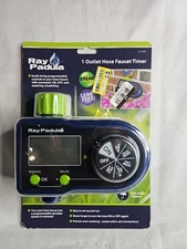 Ray Padula 1-Zone Programmable Electronic Sprinkler Timer for Yard Garden Hose