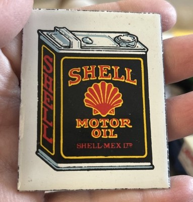 Shell Benzin Motoröl Kühlschrankmagnet