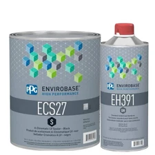 ECS27 PPG Refinish Envirobase  1 Gallon Black Sealer EH391 Hardener Qt Free Ship
