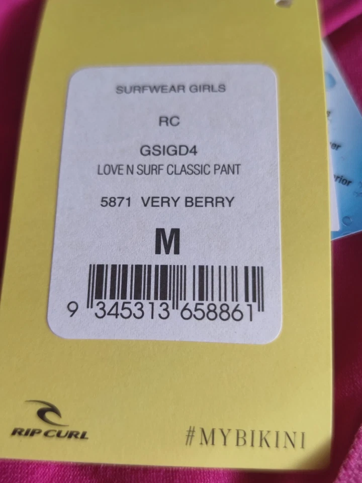 Damen Love N Surf Classic Pant von Rip Curl in Größe M und in Verry Berry - Bild 4 von 4