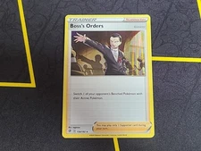 Pokemon Boss's Orders 154/192 Holo NM (Rebal Clash) (Giovanni) (1)