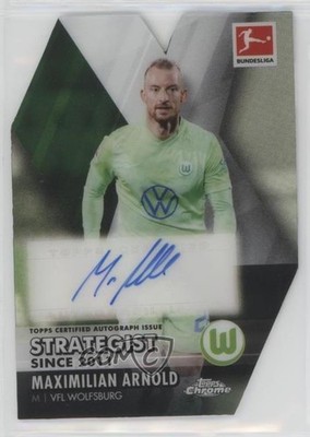 2020-21 Topps Chrome Bundesliga 32/50 Maximilian Arnold #DD-MA Auto i4v