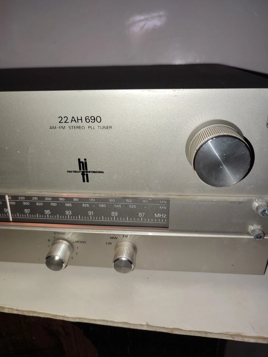 SINTONIZADOR PLATINUM AM/FM PHILIPS 22 AH 690 FUNCIONA EN BUEN ESTADO