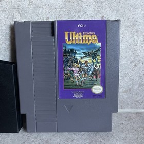 Nintendo NES Ultima Exodus Authentic Cartridge Only 