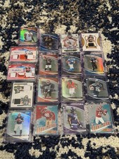 2025 Panini Prizm NFL RC Patch Auto 17 Card Lot McMillan Sanders Ayomanor Royals