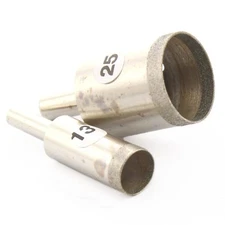 Diamond Gemstone Core Drill Bits Set 13 25 mm Masonry Tools Pack of 2Pcs