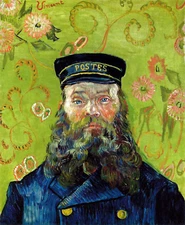 Oil Painting repro Vincent Van Gogh Portrait of the Postman Joseph Roulin